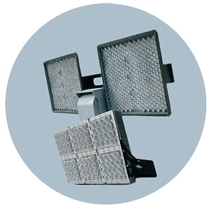 Прожектор светодиодный 5000LED-V-TRL поворотный на турели